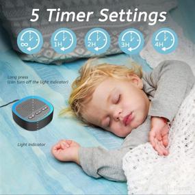 img 1 attached to 🌙 Find Peaceful Sleep with Sleepbox: 30 Soothing Sounds White Noise Machine – Ideal Gift for Your Loved Ones!