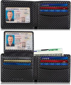 img 4 attached to SERMAN BRANDS Capacity Charcoal Executive Men's Accessories good in Wallets, Card Cases & Money Organizers