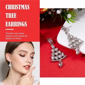 img 2 attached to Spread Christmas Cheer With Our Tree Of Purity & Peace Earrings - Perfect Gifts For Women & Girls!