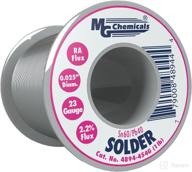 🔌 mg chemicals 4894-454g 60/40 rosin core leaded solder: 1lb spool, 0.025" diameter - effective soldering solution logo