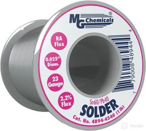 img 4 attached to 🔌 MG Chemicals 4894-454G 60/40 Rosin Core Leaded Solder: 1lb Spool, 0.025" Diameter - Effective Soldering Solution