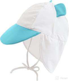 img 4 attached to 🧢 Cuddle Club Baby Sunhat: A Stylish and Sun-Protective Accessory for Kids - SunhatSharkS from Kids' Home Store