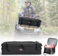 🚜 water-resistant atv gear bag with adjustable divider board and cooler - perfect rack bag for four wheeler atv utv логотип