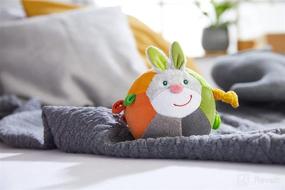 img 1 attached to 🐰 HABA Bunny Ball: Crinkle Ears, Textured Fabric, Rattling Effects – Fun and Stimulating Toy