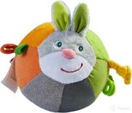 🐰 haba bunny ball: crinkle ears, textured fabric, rattling effects – fun and stimulating toy logo