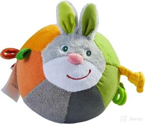 img 4 attached to 🐰 HABA Bunny Ball: Crinkle Ears, Textured Fabric, Rattling Effects – Fun and Stimulating Toy