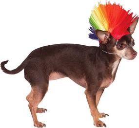 img 2 attached to 🌈 Rainbow Mohawk Pet Wig by Rubie's