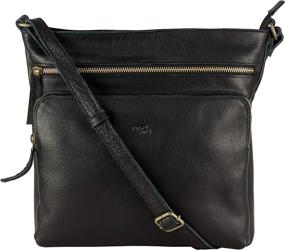 img 4 attached to Genuine Leather Women's Crossbody Purses: Stylish Handbags & Wallets at Crossbody Bags