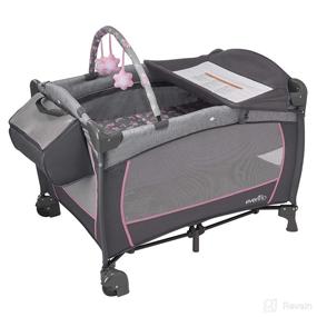 img 4 attached to 👶 Convenient and Stylish Evenflo Portable BabySuite DLX Playard in Poppy Color"