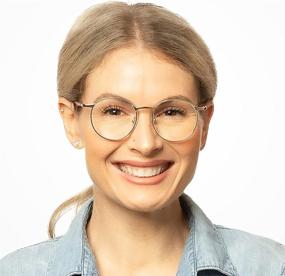 img 3 attached to 👓 Elegant Metal Wire Rim Round Reading Glasses for Men & Women: 2SeeLife