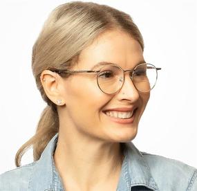 img 2 attached to 👓 Elegant Metal Wire Rim Round Reading Glasses for Men & Women: 2SeeLife