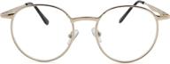 👓 elegant metal wire rim round reading glasses for men & women: 2seelife logo