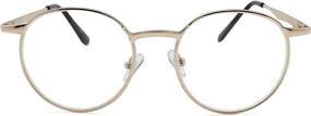 img 4 attached to 👓 Elegant Metal Wire Rim Round Reading Glasses for Men & Women: 2SeeLife