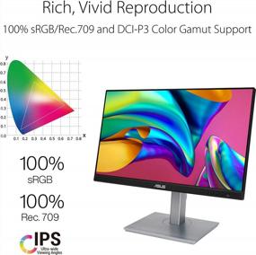 img 2 attached to 🖥️ ASUS ProArt Display PA247CV: High-resolution, Flicker Free Monitor with 75Hz Refresh Rate