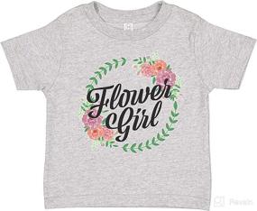 img 3 attached to Inktastic Flower Circle Toddler T Shirt Apparel & Accessories Baby Girls best for Clothing