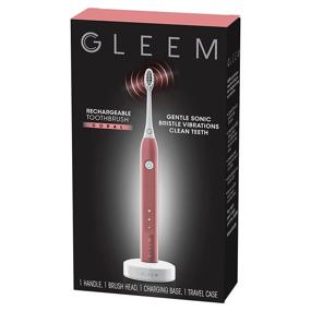 img 2 attached to 🦷 Discover the Ultimate Clean with Gleem Rechargeable Electric Toothbrush Coral