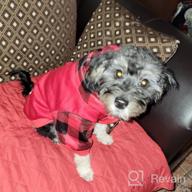 img 1 attached to Stay Stylish And Cozy: Get PUPTECK Plaid Dog Hoodies For Your Furry Friend! review by Amber Berry