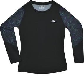 img 4 attached to New Balance Little Sleeve Performance Girls' Clothing : Active