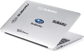 img 1 attached to 🚗 Subaru Logo Sticker Sheet Set - 12 pcs | Removable Decals for WRX, STI, Forester, Outback, Impreza, Crosstrek, Ascent, and BRZ Models