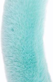 img 1 attached to BDK Women's Faux Fur Steering Wheel Cover – Winter Wool Sheepskin Fluffy Fleece for Cozy and Warm Hands, Compatible with Most Steering Wheels 14.5 - 15 inch