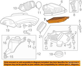 img 1 attached to 🚗 Honda Authentic 17220-RV0-A00 Air Filter Assembly