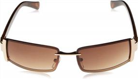 img 3 attached to Southpole 5004Sp Sleek Metal UV Protective Rectangular Sunglasses Trendy Gifts For Men, 60 Mm