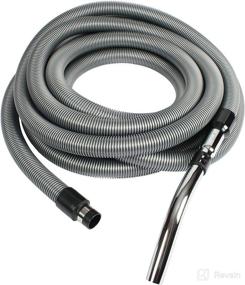 img 1 attached to 🔌 High-efficiency 30ft Central Vacuum Hose with Low Voltage On/Off Feature