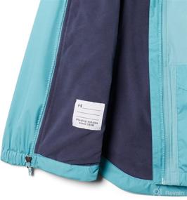 img 2 attached to 🌧️ Stay Dry and Cozy: Columbia Girls' Rainy Trails Fleece Lined Jacket