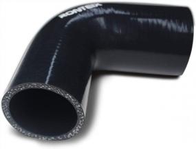 img 2 attached to Upgrade Your Plumbing With Ronteix Universal 90 Degree Reducer Silicone Hose - ID 2" To 2.75" (51MM-70MM)