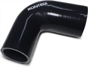 img 1 attached to Upgrade Your Plumbing With Ronteix Universal 90 Degree Reducer Silicone Hose - ID 2" To 2.75" (51MM-70MM)