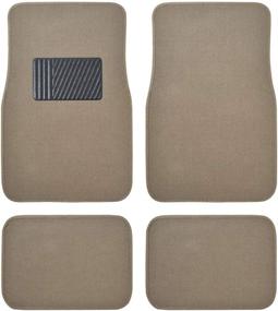 img 4 attached to Beige Heavy Duty Front &Amp Interior Accessories ~ Floor Mats & Cargo Liners