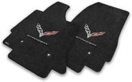 🏎️ c7 corvette stingray floor mats with flags and stingray script - black logo