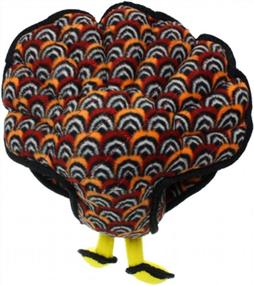 img 2 attached to TUFFY - World'S Tuffest Soft Dog Toy - Barnyard Turkey - Squeakers - Multiple Layers. Made Durable, Strong & Tough. Interactive Play (Tug, Toss & Fetch). Machine Washable & Floats. (Regular)