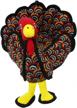 tuffy - world's tuffest soft dog toy - barnyard turkey - squeakers - multiple layers. made durable, strong & tough. interactive play (tug, toss & fetch). machine washable & floats. (regular) logo