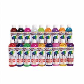 img 4 attached to Colorations LW18 Liquid Watercolor Paint, 8 Fl Oz, Set Of 18, Non-Toxic, Painting, Kids, Craft, Hobby, Fun, Water Color, Posters, Cool Effects, Versatile, Gift
