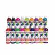 colorations lw18 liquid watercolor paint, 8 fl oz, set of 18, non-toxic, painting, kids, craft, hobby, fun, water color, posters, cool effects, versatile, gift logo