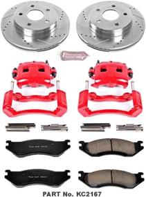 img 2 attached to 🔥 Enhanced Performance Brake Kit with Calipers - Power Stop (KC2167) 1-Click