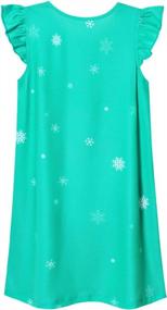 img 3 attached to Girls Nightgowns Soft Sleepwear Nightdress Flutter Sleeve Kitten/Rabbit Pajamas 4-13 Years
