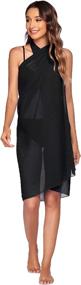 img 2 attached to Stylish Ekouaer Swimsuit Coverup: Chiffon Bathing Women's Clothing for Swimsuits & Cover Ups