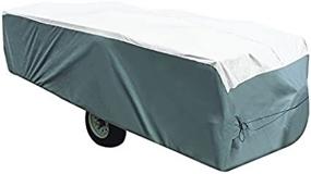 img 3 attached to Protect Your Pop Up Trailer With ADCO 12294 SFS Aqua Shed Cover - Fits 14'1" To 16', Gray