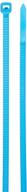 🔵 aviditi 8" nylon cable ties - blue, 40 lb. strength - 14" width - tamper proof zip ties - bundle and organize wires/cables in warehouse, garage, home or office - self locking - case of 1000 logo