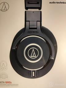img 5 attached to Upgrade Your Studio Gear with Audio-Technica ATH-M40x Professional Studio Monitor Headphones: 90-Degree Swiveling Earcups, Pro-Grade Earpads/Headband, and Detachable Cables