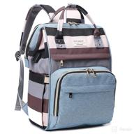 🎒 pofunuo diaper bag backpack - large waterproof multifunctional travel baby bag logo