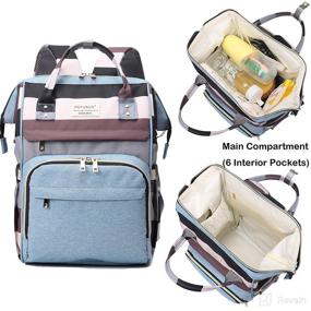 img 3 attached to 🎒 Pofunuo Diaper Bag Backpack - Large Waterproof Multifunctional Travel Baby Bag
