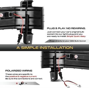 img 1 attached to 🚦 Upgraded Sequential Turn Signal LED Side Marker Lights for 2014-2018 Chevy Silverado GMC Sierra 1500 2500HD 3500HD Pickup Truck Towing Mirror - VIPMOTOZ Replacement Pair