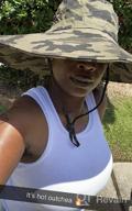 img 1 attached to Super Wide Brim Sun Hats For Men And Women - Ideal For Fishing, Hiking, Gardening, Lawn Work, Safari, Camping, And Outdoor Activities - HUAMULAN 6 Bucket Hat review by Dianne Williams