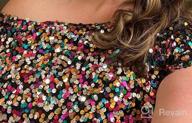 img 1 attached to Anna-Kaci Women'S Plus Size Sequin One Shoulder Short Sleeve Party Top review by Adam Gerome