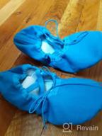 img 1 attached to Canvas Ballet Slippers For Women - Ideal For Yoga, Dance And Belly Practice Shoes With Split Soles review by Sean Florence
