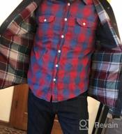 img 1 attached to Heavyweight Canvas Shirt Jacket For Men With Flannel Lining By MOCOTONO - Ideal For Cold Weather review by Tim Paolucci