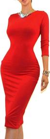 img 4 attached to Vivicastle Womens Classic Bodycon AW23 Women's Clothing : Dresses